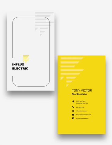 Bright Electrician Business Card
