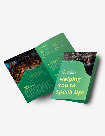 Public Speaking Class Brochure