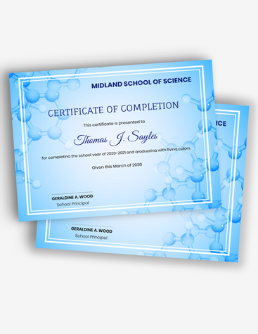 School Completion Certificate