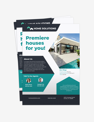 Modern Real Estate Company Flyer