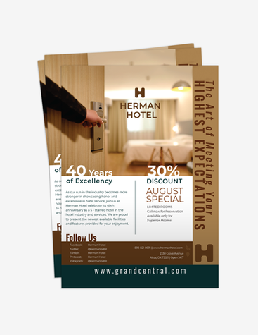 Brown Hotel Flyer