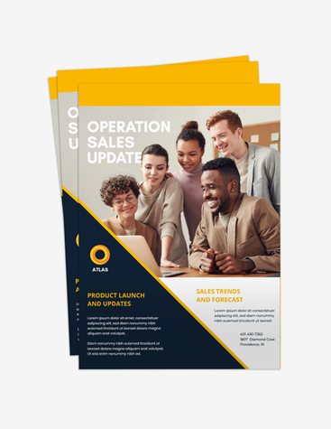 Modern Operation Sales Flyer