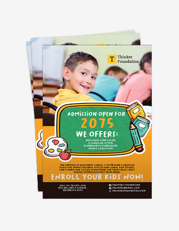 Vibrant Kids School Flyer