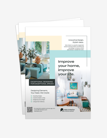 Interior Design Company Flyer