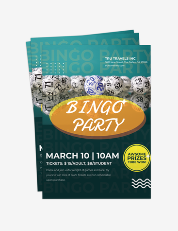 Bingo Party Flyer