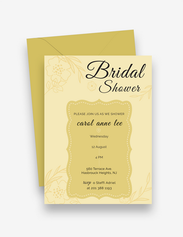 Cute Bridal Shower Invitation