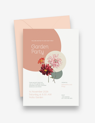 Lovely Garden Party Invitation