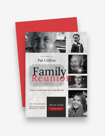 Stylish Family Reunion Invitation