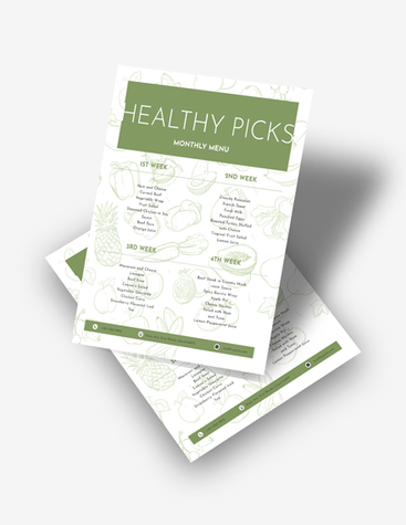 Healthy Meal Subscription Menu