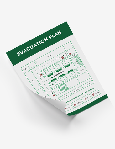 Evacuation Plan Poster