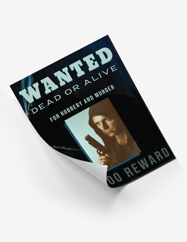 Unique Wanted-Person Poster