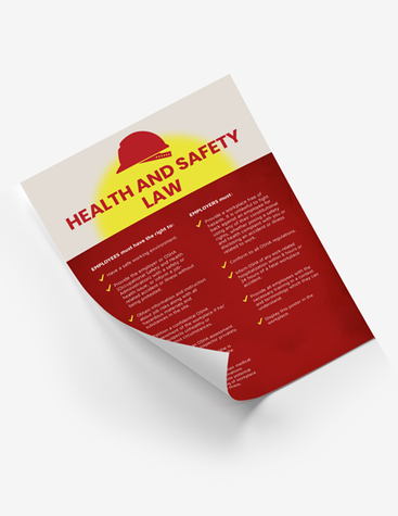 Bold Health & Safety Law Poster