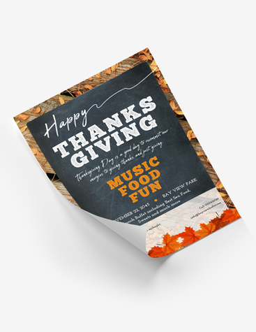 Thanksgiving Celebration Poster