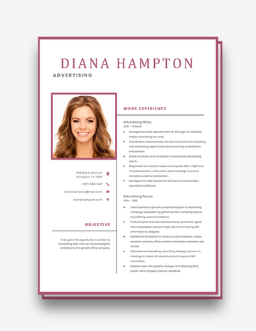 Ad Consultant Resume