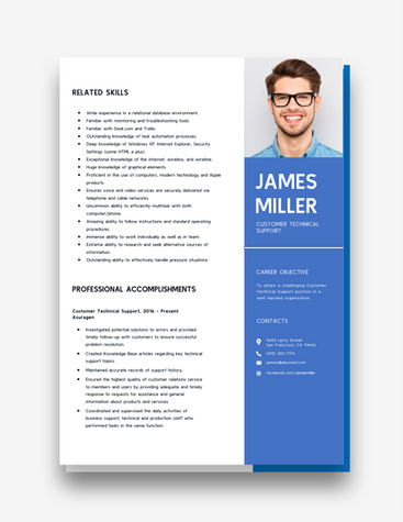 Customer Technical Support CV