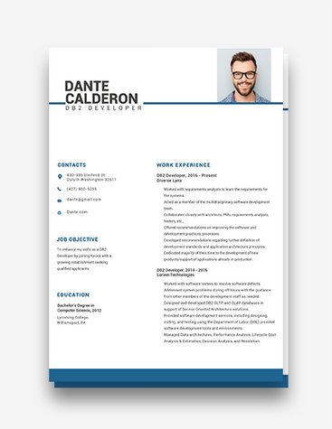 Neat DB2 Developer Resume