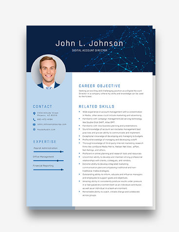 Digital Account Director Resume