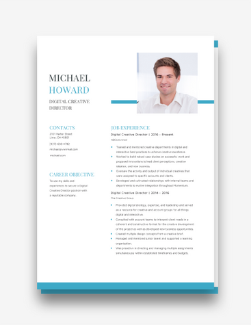 Neat Creative Director Resume