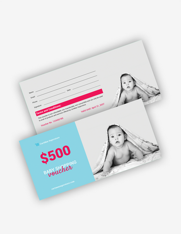 Cute Baby Shopping Voucher