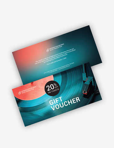 Turntable Music Voucher