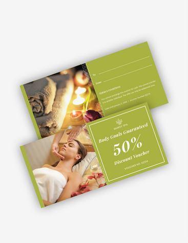 Sleek Green Spa Voucher