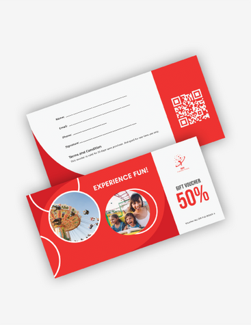 Red Theme Park Voucher