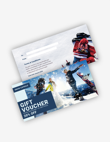 Skiing Trip Gift Voucher